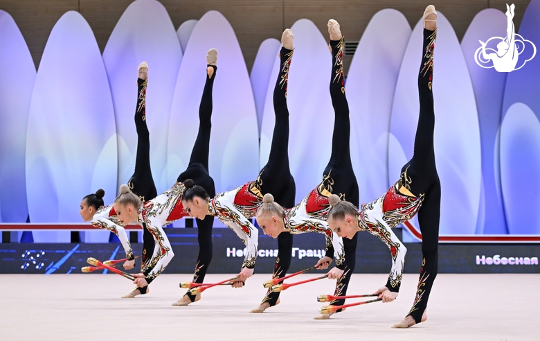 Групповички Академии художественной гимнастики «Небесная грация» Алины Кабаевой