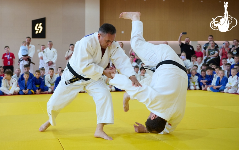 Участники фестиваля дзюдо