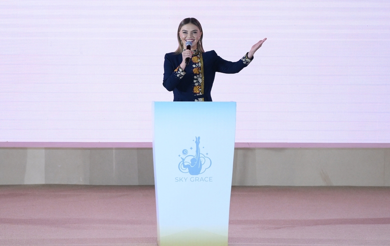 20 ноября 2024. Олимпийская чемпионка Алина Кабаева на церемонии открытия турнира