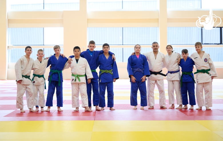 Участники фестиваля дзюдо