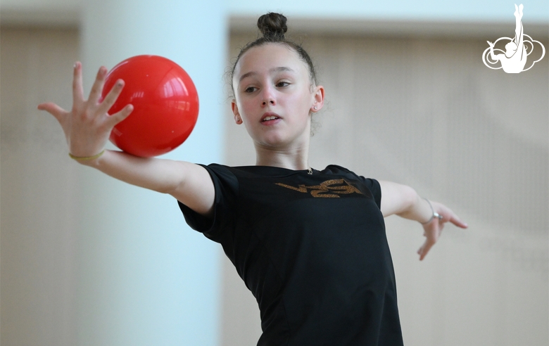 Анна Репина во время восстановительных сборов в Академии