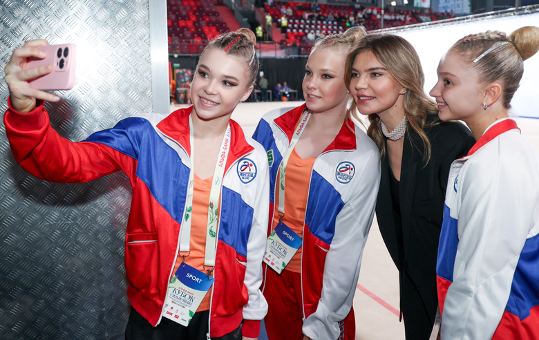 6 мая 2025 года. Олимпийская чемпионка Алина Кабаева — на 1-м этапе «Кубка сильнейших»