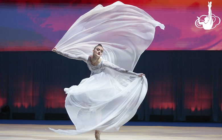 Сольный номер от серебряного призера турнира «Небесная грация» — 2023 в многоборье Алины Горносько