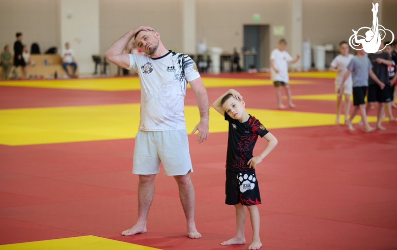 Участники фестиваля дзюдо