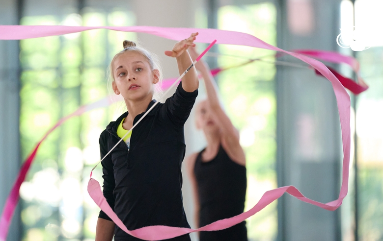 Елизавета Малашенко во время восстановительных сборов в Академии