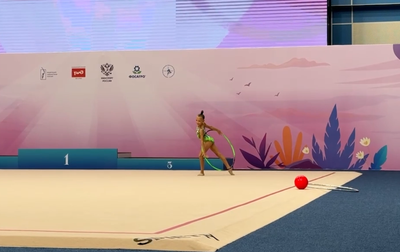 Фрагменты выступлений наших спортсменок в Ульяновске