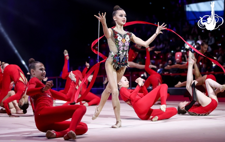 Мария Борисова (Россия) во время выступления на гала-шоу