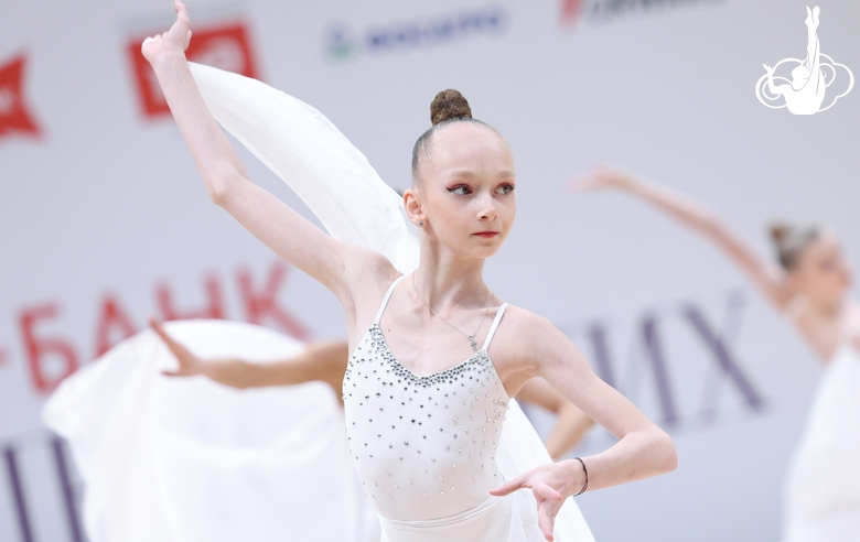 Вероника Соломатина на церемонии открытия второго этапа международного турнира «Кубок сильнейших»