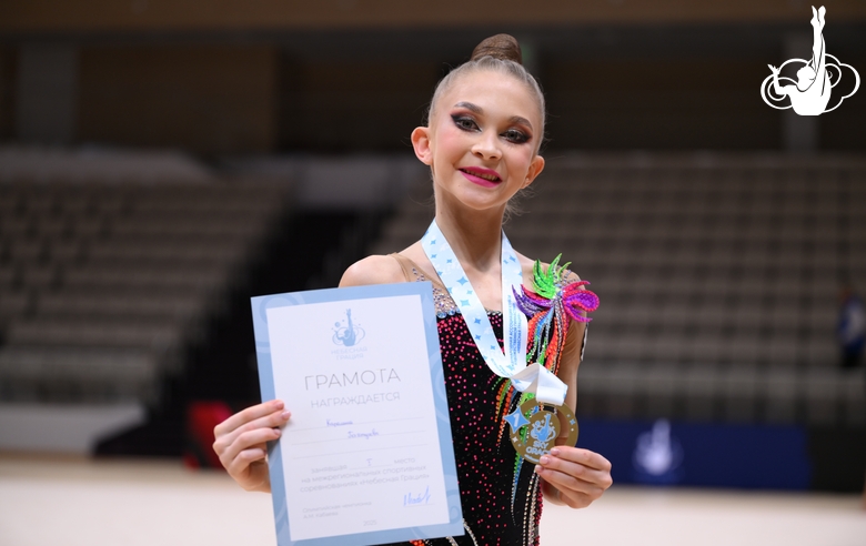 Каролина Пахтусова после церемонии награждения