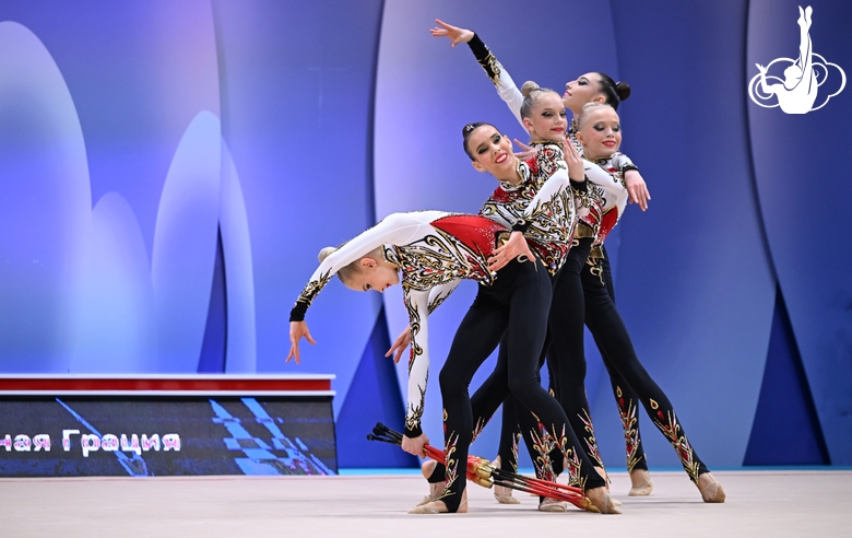 Групповички Академии художественной гимнастики «Небесная грация» Алины Кабаевой