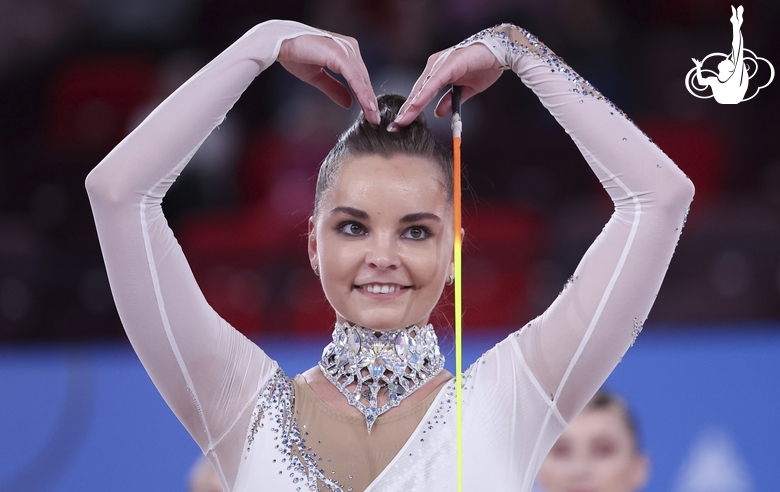 Арина Аверина на церемонии открытия