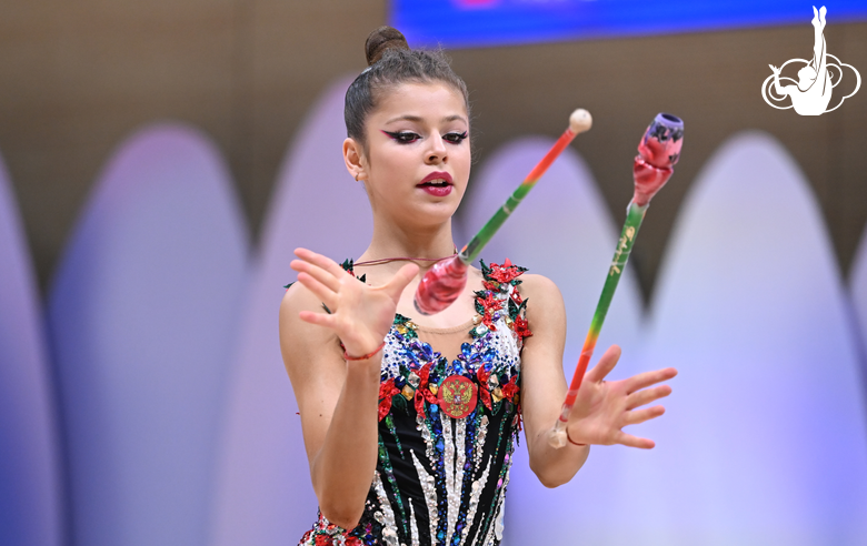 Каролина Тарасова на всероссийском турнире «Кубок "Небесная грация"»