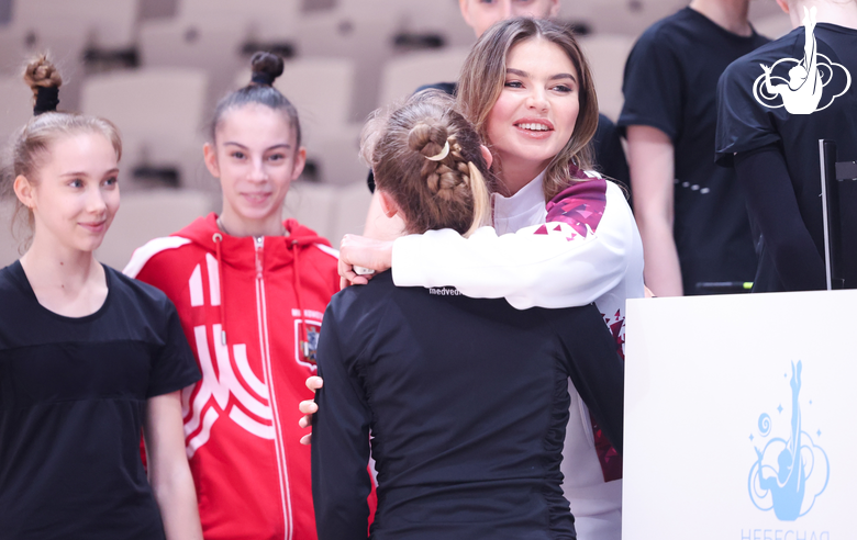 Олимпийская чемпионка Алина Кабаева в Академии накануне старта второго этапа «Кубка сильнейших»