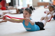 Гимнастка из «Амурского тигра»» во время занятия