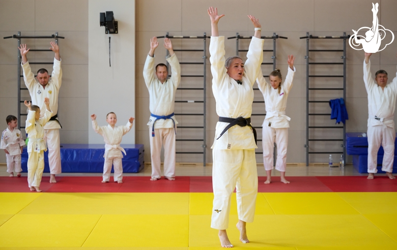 Участники фестиваля дзюдо