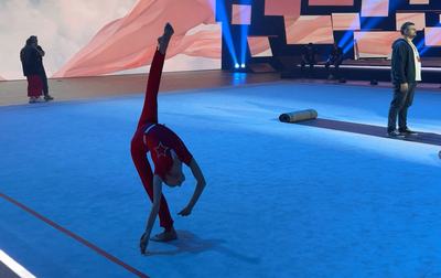 Олимпийская чемпионка Алина Кабаева просмотрела гимнастку Дарью Доценко перед фестивалем в Сириусе