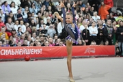 Эльвира Беляева во время упражнения без предмета