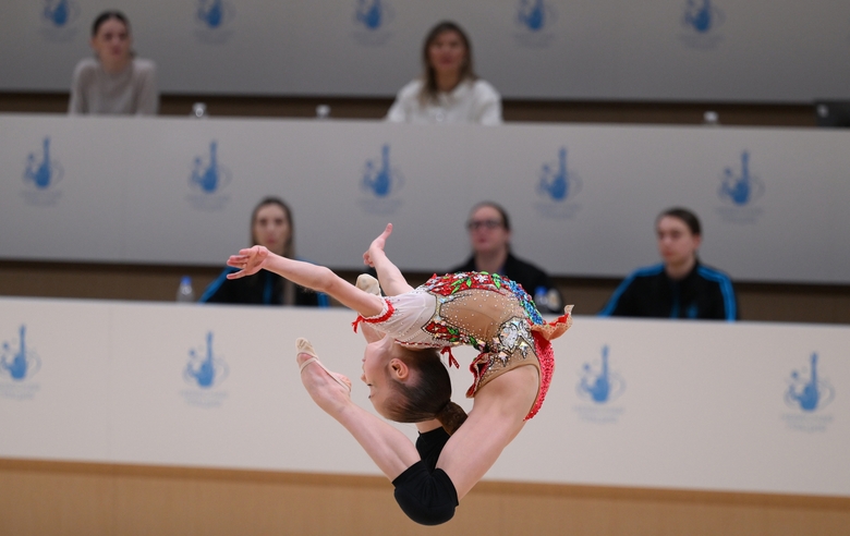 10 ноября 2024. Олимпийская чемпионка Алина Кабаева во время контрольной тренировки в Академии