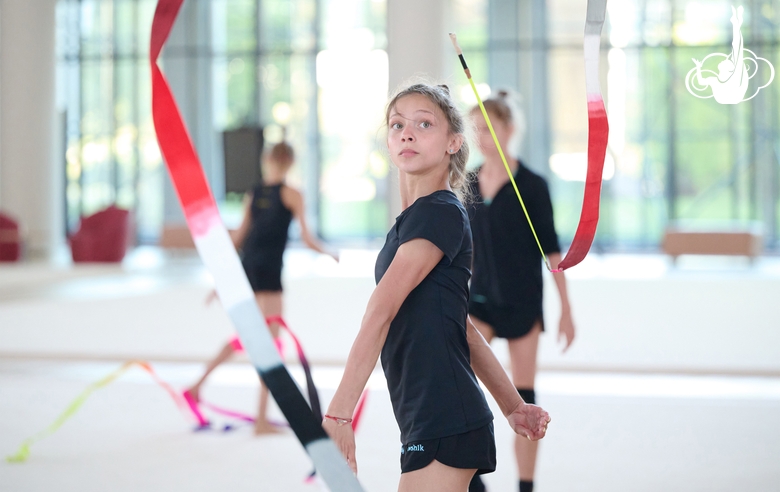 Арина Ковшова во время восстановительных сборов в Академии