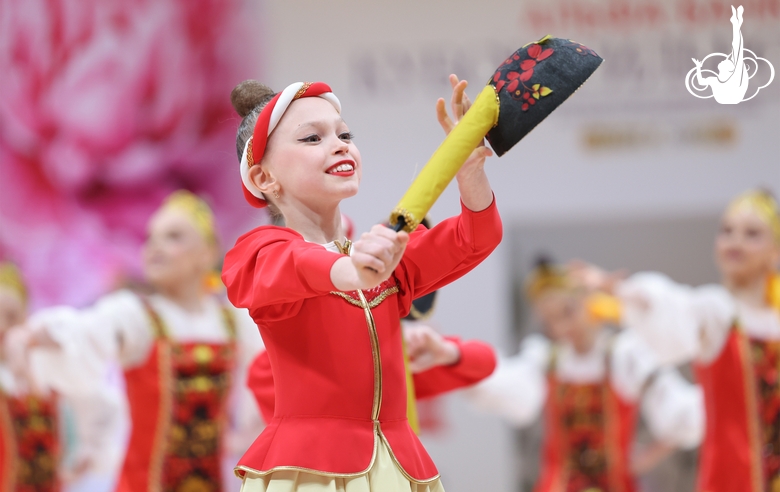 Диана Сысоева на церемонии открытия второго этапа международного турнира «Кубок сильнейших»