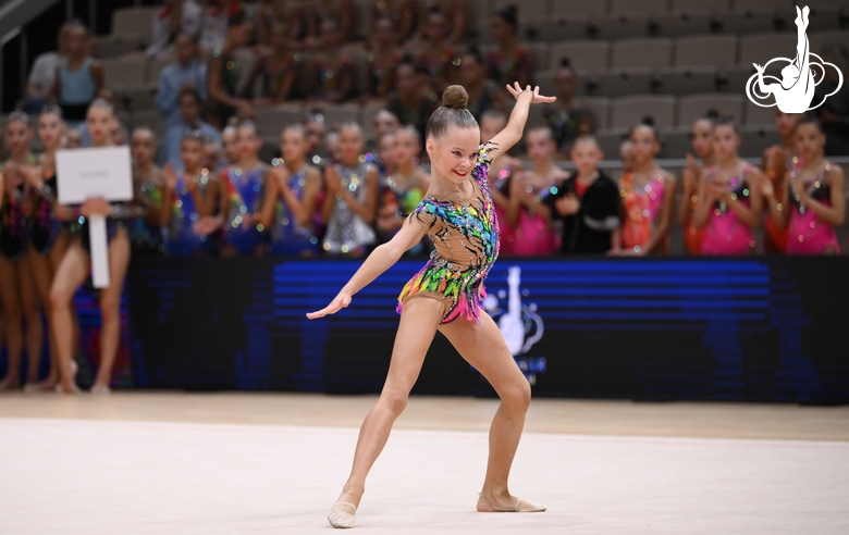 Лия Родионова из Санкт-Петербурга во время упражнения