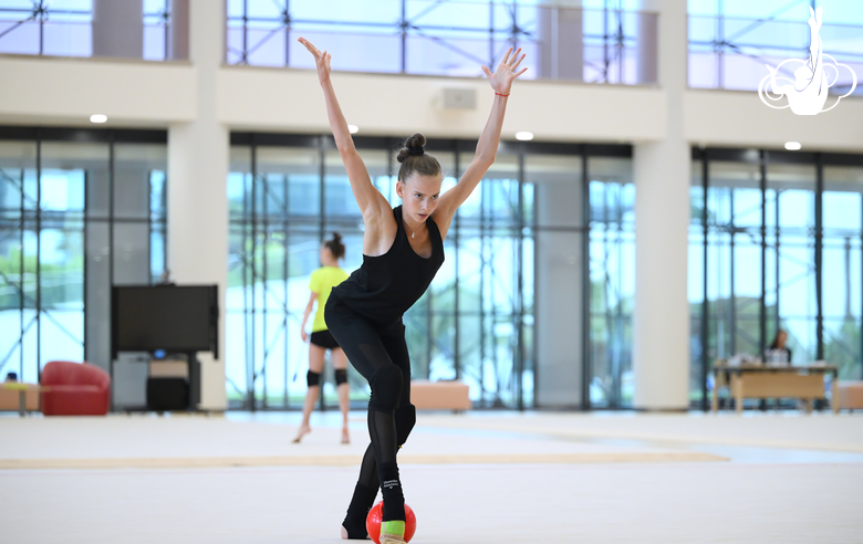 Анастасия Власенко во время восстановительных сборов в Академии