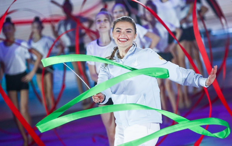 16 декабря 2021 года. Москва. «ВТБ Арена». Экспериментальный турнир «Небесная грация». Алина Кабаева