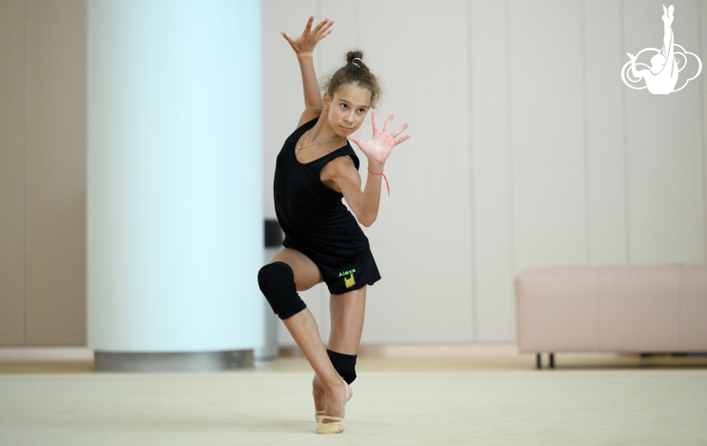 Александра Кирюшина во время восстановительных сборов в Академии