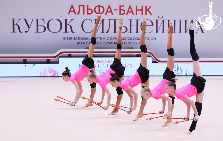 Групповички Академии во время опробования на втором этапе «Кубка сильнейших»