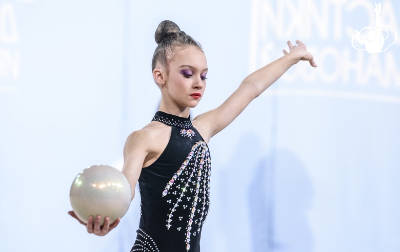 Мирослава Монина во время первенства России