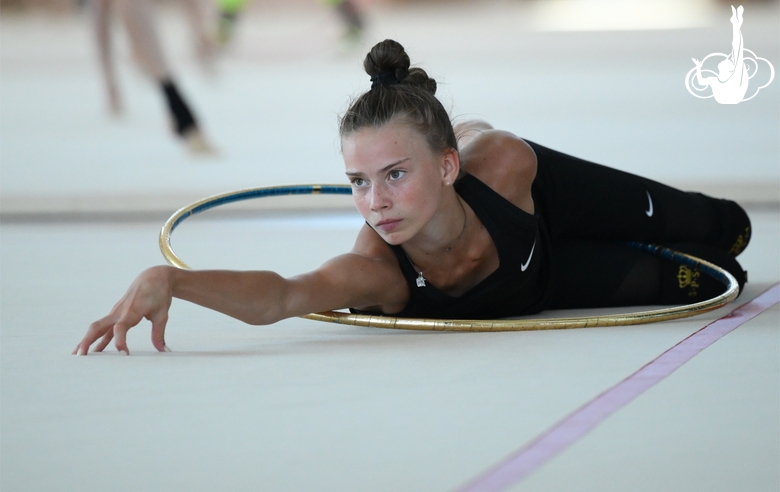 Анастасия Власенко во время восстановительных сборов в Академии