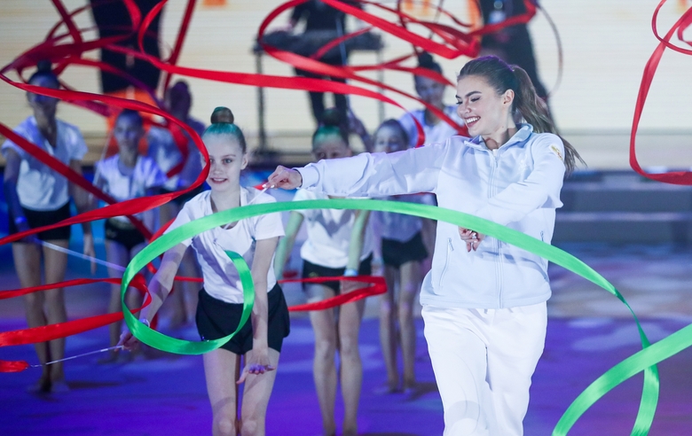 16 декабря 2021 года. Москва. «ВТБ Арена». Экспериментальный турнир «Небесная грация». Алина Кабаева