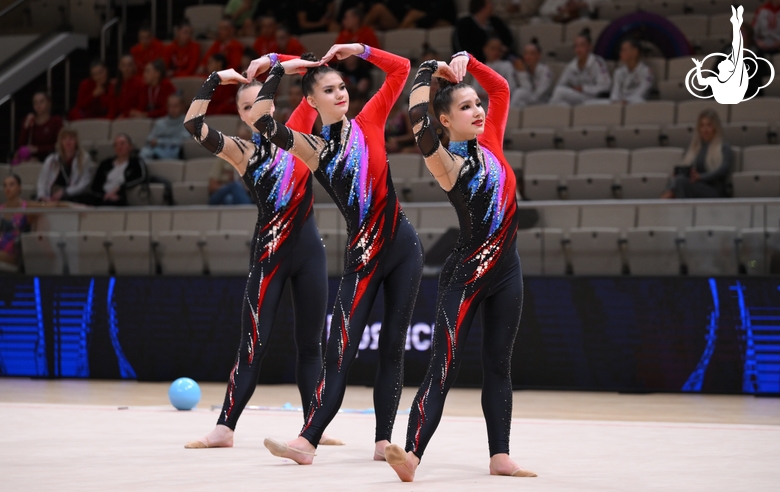 Групповички во время упражнения