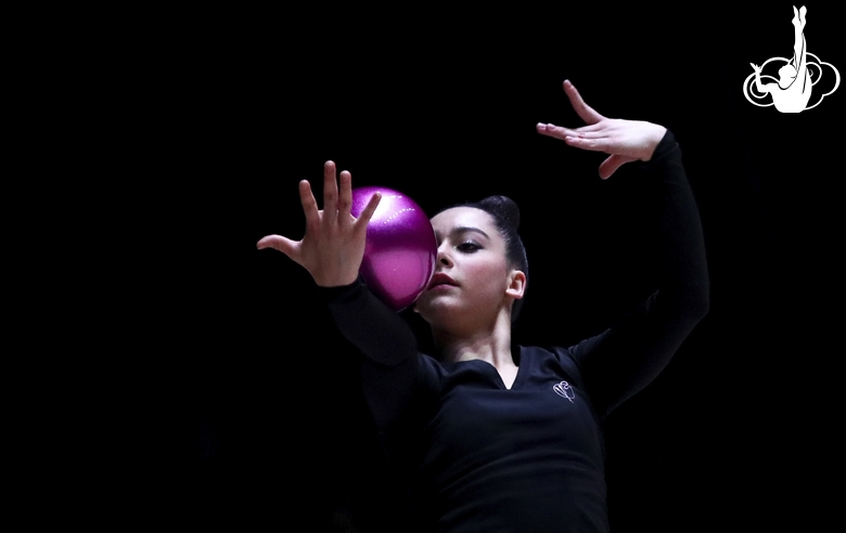 Тренировка Лалы Крамаренко на перед турниром «Небесная грация»-2021