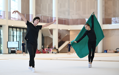 Хореограф Ирина Зеновка приехала в Академию в преддверии международного турнира в Пекине