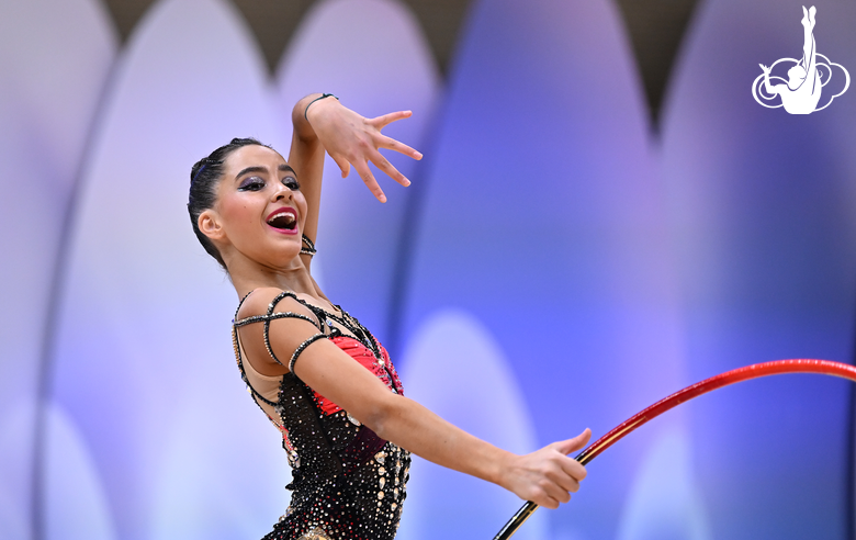 Анастасия Попова на всероссийском турнире «Кубок "Небесная грация"»