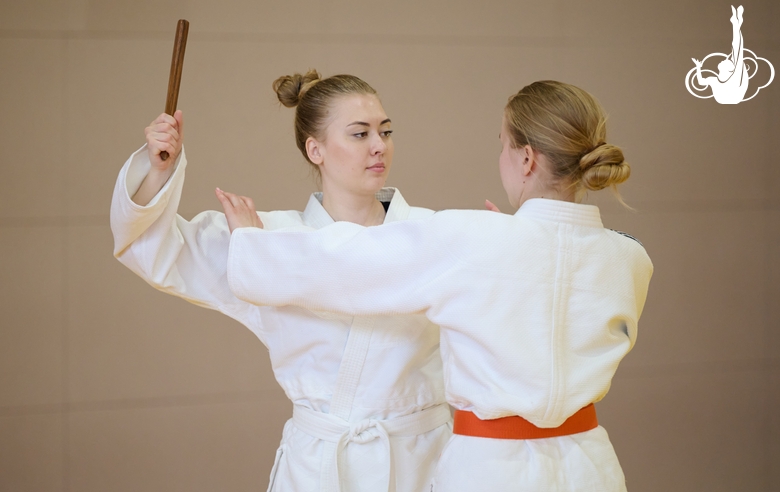 Участницы фестиваля дзюдо