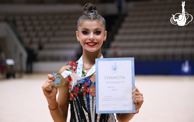 Каролина Тарасова после церемонии награждения