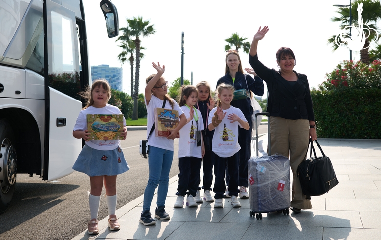 Приезд на сборы в Академию детей из Казани