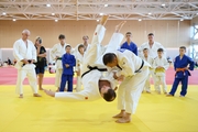 Участники фестиваля дзюдо