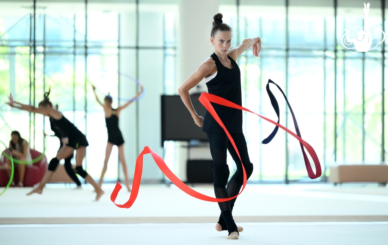 Анастасия Власенко во время восстановительных сборов в Академии