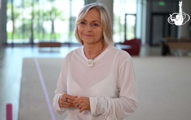 Главный тренер сборной России Татьяна Сергаева во время восстановительных сборах в Академии