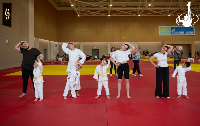 Участники фестиваля дзюдо