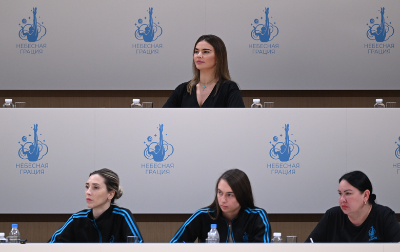 13 сентября 2025 года. Олимпийская чемпионка Алина Кабаева во время тренировки в Академии