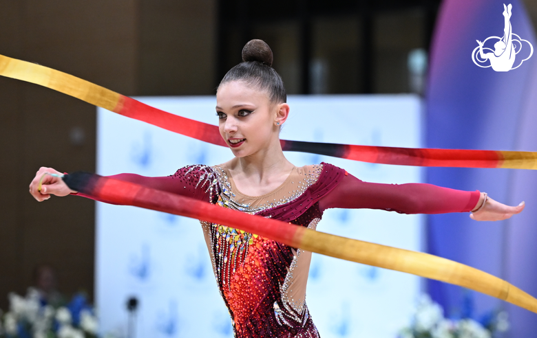 Арина Ковшова на всероссийском турнире «Кубок "Небесная грация"»