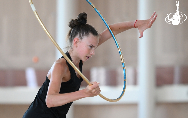 Анастасия Власенко во время восстановительных сборов в Академии