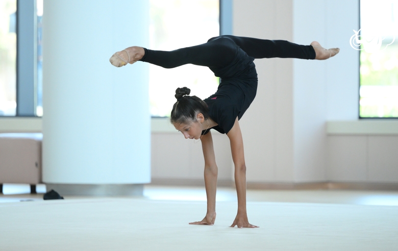 Николь Римарачин Диас во время восстановительных сборов в Академии