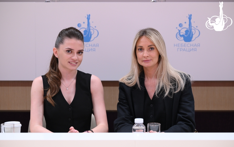 Директор Академии Екатерина Дюкова и тренер Анна Усцова на турнире «мАлинка»