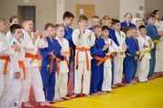 Юные участники фестиваля дзюдо