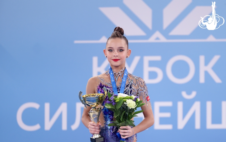 София Ильтерякова во время церемонии награждения